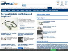 Tablet Screenshot of finance.mportal.cz